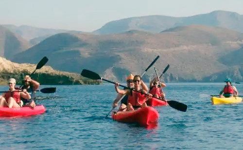 ruta kayak los escullos
